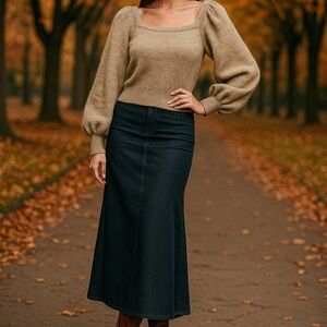 Anthropologie Top square Sweater